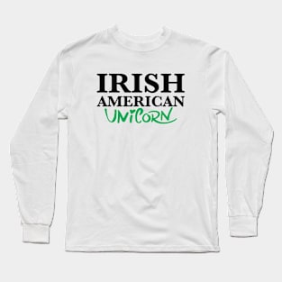 Irish American Unicorn Long Sleeve T-Shirt